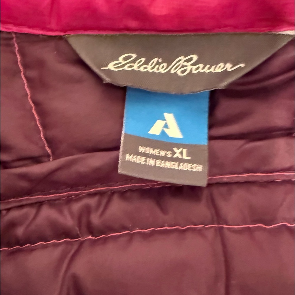 Women’s Pink First Ascent Eddie Bauer Down Jacket size XL - Picture 7 of 7